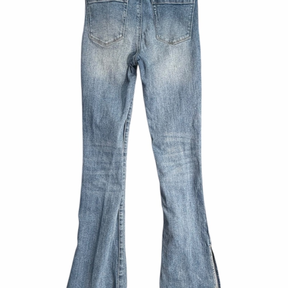 Blank NYC The Hoyt Flare Split Hem High Waist Jeans Sz 25 - Picture 3 of 13
